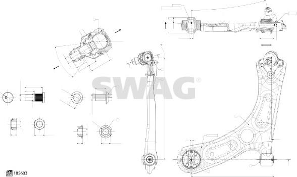 Swag 33 11 0001 - Tukivarsi, pyöräntuenta inparts.fi