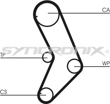 SYNCRONIX SY110999 - Hammashihnasarja inparts.fi