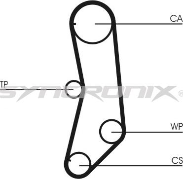 SYNCRONIX SY110997 - Hammashihnasarja inparts.fi