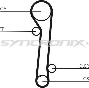 SYNCRONIX SY210937 - Hammashihnasarja inparts.fi