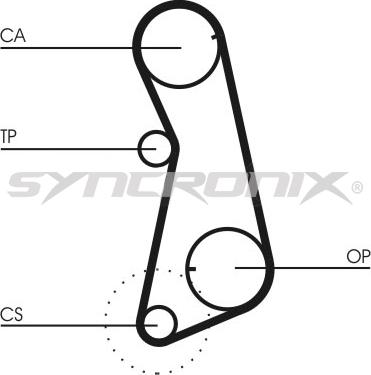 SYNCRONIX SY110637 - Hammashihnasarja inparts.fi