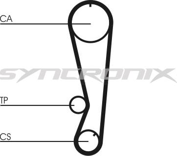 SYNCRONIX SY110850 - Hammashihnasarja inparts.fi