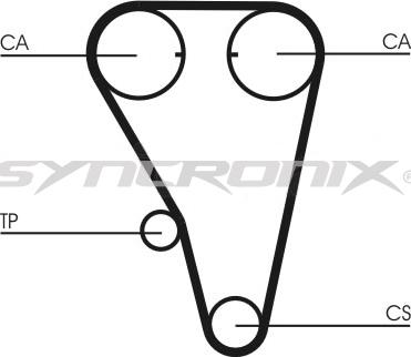 SYNCRONIX SY110803 - Hammashihnasarja inparts.fi