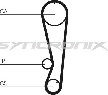 SYNCRONIX SY110827 - Hammashihnasarja inparts.fi