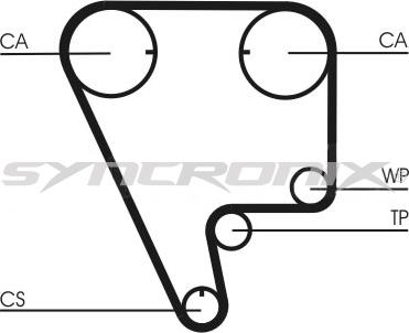 SYNCRONIX SY110794 - Hammashihnasarja inparts.fi