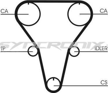 SYNCRONIX SY110769 - Hammashihnasarja inparts.fi