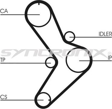 SYNCRONIX SY110729 - Hammashihnasarja inparts.fi