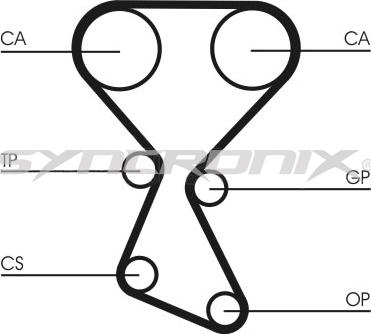 SYNCRONIX SY21010271141 - Hammashihnasarja inparts.fi