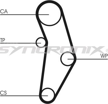 SYNCRONIX SY1101049 - Hammashihnasarja inparts.fi