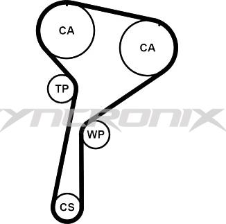 SYNCRONIX SY1101184 - Hammashihnasarja inparts.fi