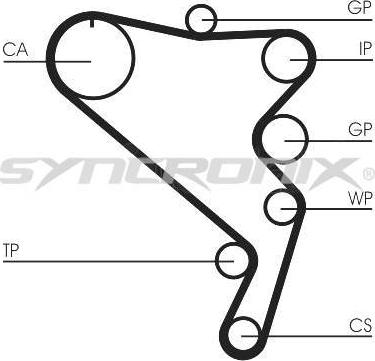 SYNCRONIX SY1101120 - Hammashihnasarja inparts.fi