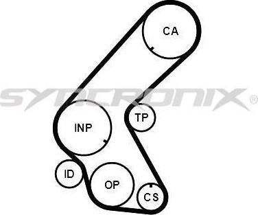 SYNCRONIX SY1101178 - Hammashihnasarja inparts.fi