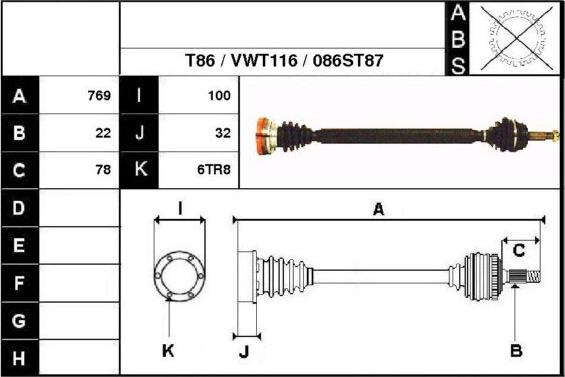 Technika 67086 - Vetoakseli inparts.fi