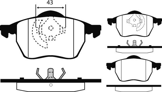 VAICO V10-8131-1 - Jarrupala, levyjarru inparts.fi