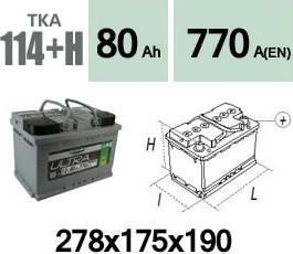 Technika TKA114+H - Käynnistysakku inparts.fi