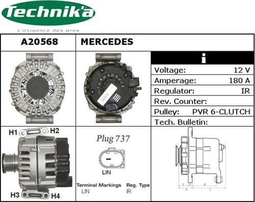 Technika A20568 - Laturi inparts.fi