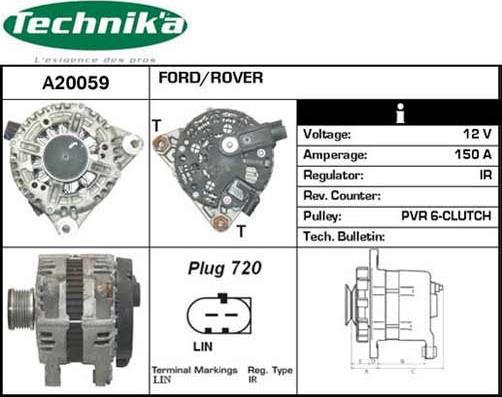 Technika A20059 - Laturi inparts.fi