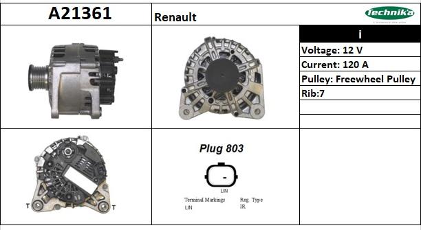 Technika A21361 - Laturi inparts.fi