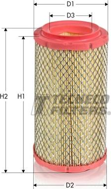 Tecneco Filters AR479-I - Ilmansuodatin inparts.fi