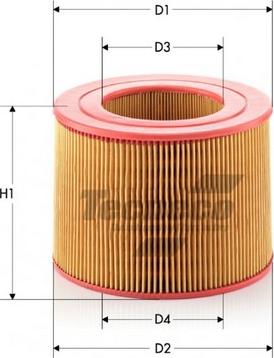 Tecneco Filters AR375 - Ilmansuodatin inparts.fi