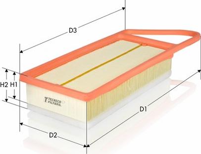 Tecneco Filters AR9924PM-S - Ilmansuodatin inparts.fi