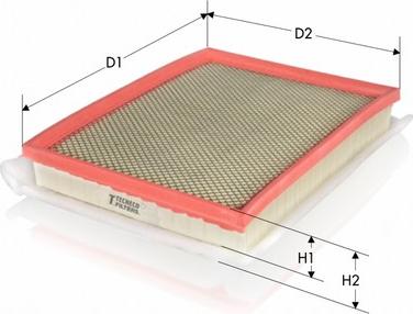 Tecneco Filters AR288/1PM-S - Ilmansuodatin inparts.fi