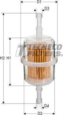 Tecneco Filters BN501 - Polttoainesuodatin inparts.fi