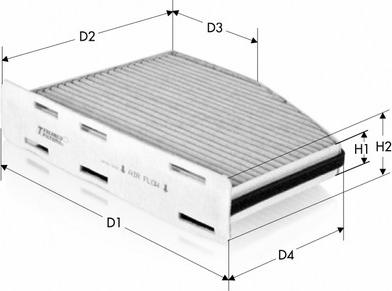 Tecneco Filters CK9922-C - Suodatin, sisäilma inparts.fi