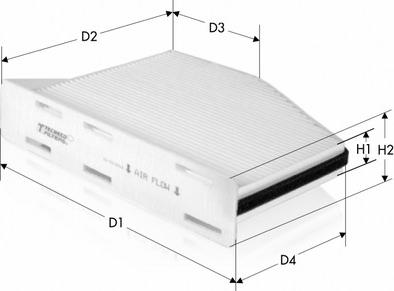 Tecneco Filters CK9922 - Suodatin, sisäilma inparts.fi