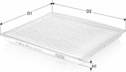 Tecneco Filters CK9466 - Suodatin, sisäilma inparts.fi