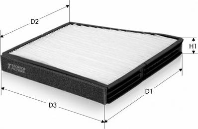 Tecneco Filters CK9395 - Suodatin, sisäilma inparts.fi