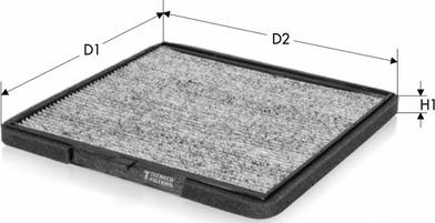 Tecneco Filters CK1910-C - Suodatin, sisäilma inparts.fi