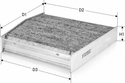 Tecneco Filters CK2641-C - Suodatin, sisäilma inparts.fi