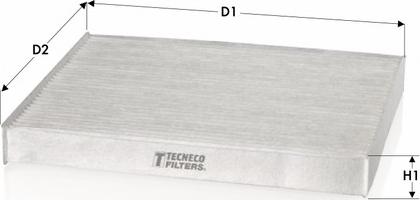 Tecneco Filters CK8867 - Suodatin, sisäilma inparts.fi