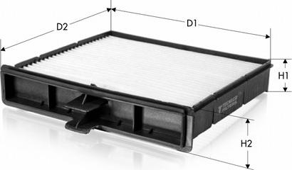 Tecneco Filters CK9691 - Suodatin, sisäilma inparts.fi