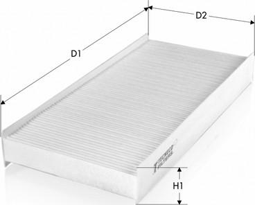 Tecneco Filters CK9398 - Suodatin, sisäilma inparts.fi