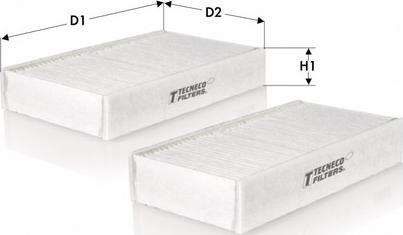 Tecneco Filters CK421-2 - Suodatin, sisäilma inparts.fi