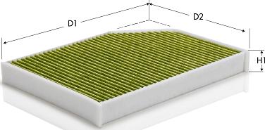 Tecneco Filters CKA1258 - Suodatin, sisäilma inparts.fi