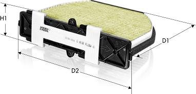 Tecneco Filters CKA29005 - Suodatin, sisäilma inparts.fi