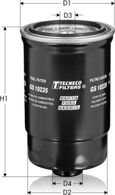 Tecneco Filters GS10235 - Polttoainesuodatin inparts.fi