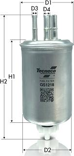 Tecneco Filters GS1218 - Polttoainesuodatin inparts.fi