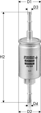 Tecneco Filters IN9292 - Polttoainesuodatin inparts.fi