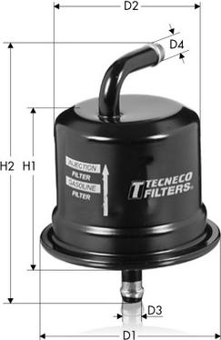 Tecneco Filters IN5974 - Polttoainesuodatin inparts.fi