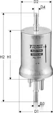 Tecneco Filters IN1K0201051B - Polttoainesuodatin inparts.fi