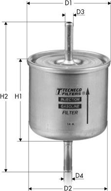 Tecneco Filters IN4777 - Polttoainesuodatin inparts.fi