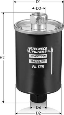 Tecneco Filters IN3727 - Polttoainesuodatin inparts.fi