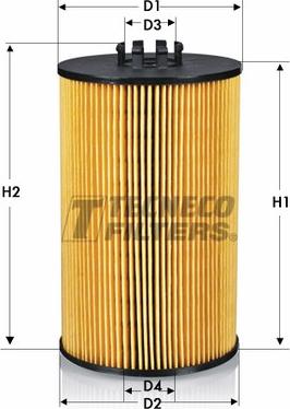 Tecneco Filters OL013125-E - Öljynsuodatin inparts.fi