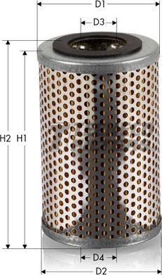 Tecneco Filters OL026 - Hydrauliikkasuodatin, ohjaus inparts.fi