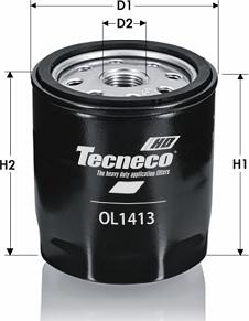Tecneco Filters OL1413 - Öljynsuodatin inparts.fi