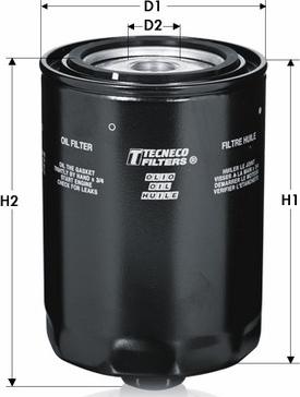 Tecneco Filters OL148 - Öljynsuodatin inparts.fi